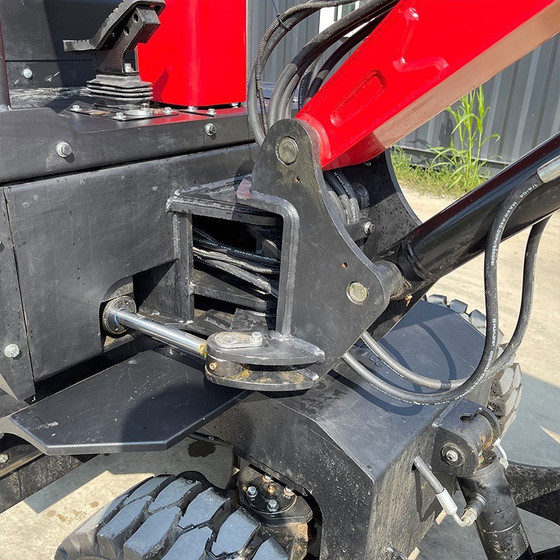 2 Ton Mini Wheeled Excavator factory