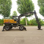 Pelle sur pneus ZJ125W - 12 tonnes